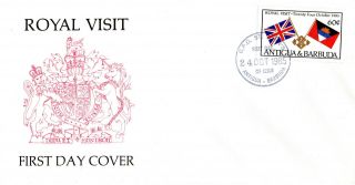 Antigua & Barbuda 24 October 1985 Royal Visit Unaddressed First Day Cover photo