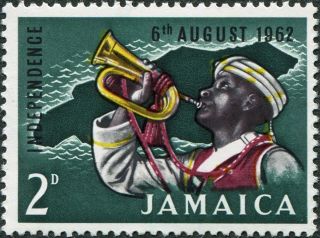 Jamaica 1962 - 3 2d Multicoloured Sg193 Cv £2.  25 Mh Postage photo