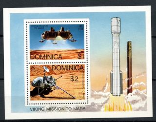 Dominica 1976 Sg Ms541 Viking Space Mission M/s A60802 photo