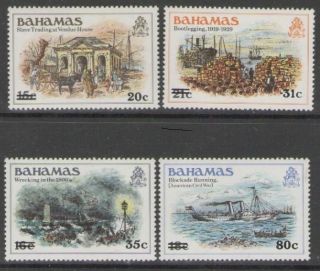 Bahamas Sg645/8 1983 Surcharges photo