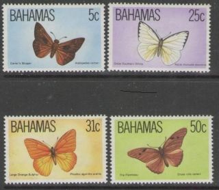 Bahamas Sg653/6 1983 Butterflies photo