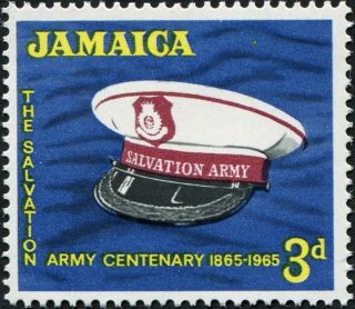 Jamaica 1965 3d Multicoloured Sg242 Cv £0.  30 F Mh Postage photo