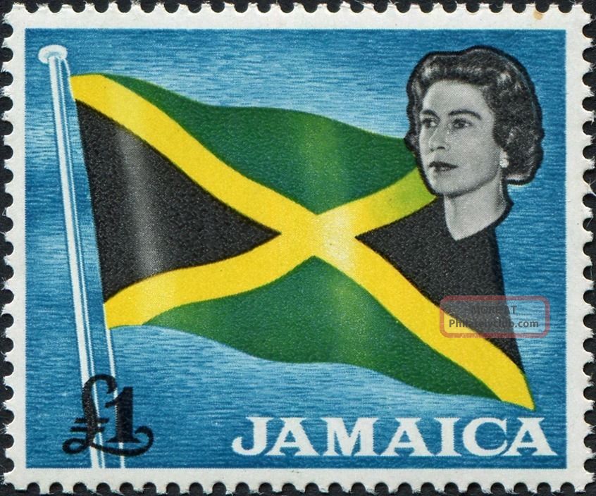 Jamaica 1964 8 £1 Multicoloured Sg232 Cv £2. 50 F Mh Postage