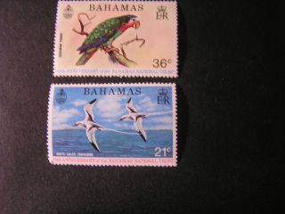 Bahamas,  Scott 364/365 (2).  21c+36c.  Values 1974 National Trust Issue photo