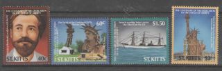 St.  Kitts Sg215/8 1986 Statue Of Liberty photo