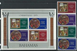 Bahamas 1975 Sc 380 - 383a Christmas photo