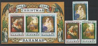 Bahamas 1984 Sc 569 - 571a Christmas photo