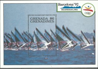 Grenada Gre 1990 - Sports Summer Olympics Barcelona 92 Sailboarding - Sc 1224 photo