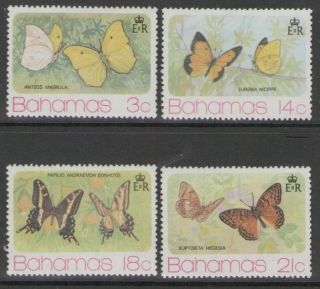 Bahamas Sg439/42 1975 Butterflies photo