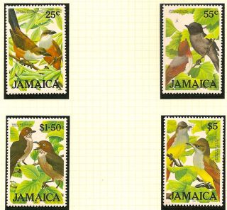 Jamaica:1986 Jamaican Birds Series Iii Sg 642 - 5 Un photo