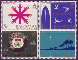 Bahamas - 1971 - Christmas - Yvert 320/3 - Fine Mh - Cv$ 3.  50 photo