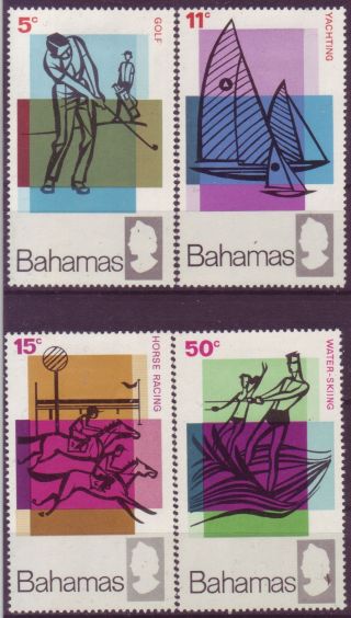 Bahamas - 1968 - Intern.  Tourism Year - Yvert 261/4 - Fine Mlh - Cv$ 17.  00 photo