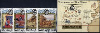 Bahamas 1988 Sg 819 - Ms823 500th Anniv Of Columbus Discovery Of America. . . photo