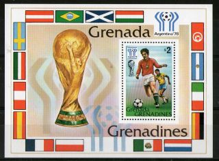 Grenada Grenadines 1978 World Cup Miniature Sheet photo