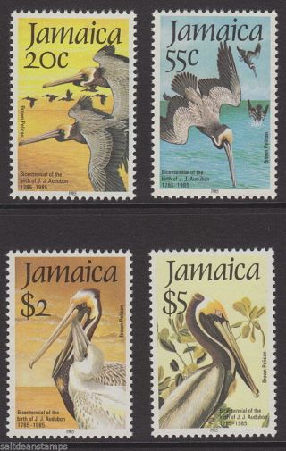 Jamaica - 1985 Birth Bicentenary Of John J.  Audubon (4v) Umm / photo