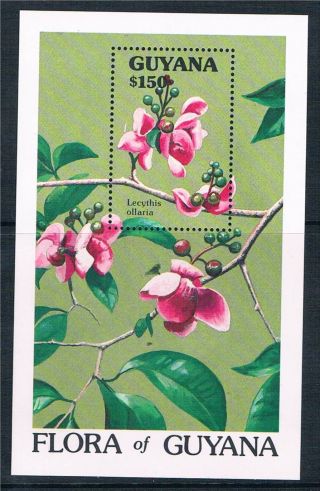 Guyana 1990 Orchid Ms Sg 2966d photo