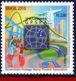 10 - 27 Brazil 2010 Governament Postage,  Stamp Printers Assoc.  Gpspa,  Philately photo