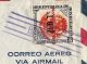 1955 Honduras Commercial Airmail Cover Tegucigalpa To Akron Ohio U.  S.  A. Latin America photo 1
