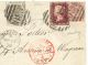 Extremely Rare Gb In Chile (valparaiso) Cover W.  Gb 1 D Redbrown Pl.  176 Fdc Latin America photo 2