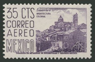 Mexico 1955 Scott C220c Guerrero Arquitectura Colonial Mh photo