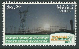 Mexico 2002 - Federal Electricity Commission Emblem - Sc 2289 photo
