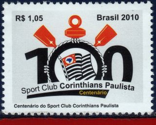 10 - 25 Brazil 2010 Football/soccer Corinthias Sport Club,  100 Years - photo