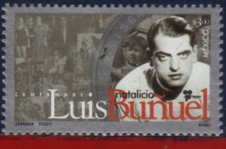 2213 Mexico 2000 - Luis Bunuel,  Film Director,  Famous People,  Mi 2884, photo