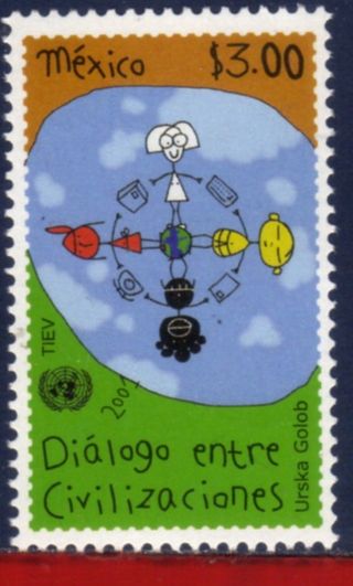 2239 Mexico 2001 United Nations,  Year Of Dialogue Among Civilizations,  Mi 2935 photo