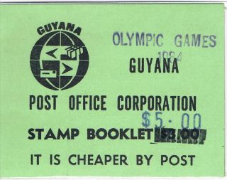 Guyana 1984 Booklet Sg Sb 34 photo