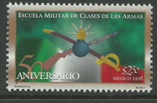 Mexico 1998 - Military School Od Arms 50th Anniversary War - Sc 2064 photo