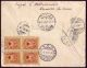 Ottoman Syria Lebanon 1918 Damascus Registered Cover Via Beirut,  Certificated Middle East photo 1