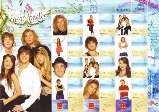 A Generic Sheet Of My Stamp Of Casi Angeles Band Issued 5th.  August 2009. photo