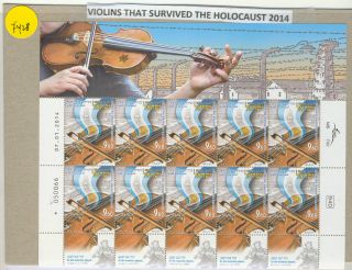 Iol - 7428 Sheet - Violins That Survived The Holocaust 2014 photo