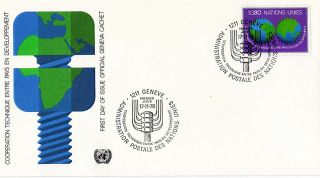 United Nations 1978 Technical Development First Day Cover Geneva Shs photo