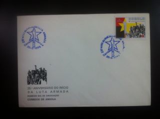 Fdc Angola - 25th Anniversary Of The Armed Fight photo