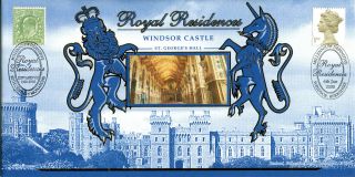 6 January 2000 Benham Royal Residences Windsor Castle Commemorative Cover Shs photo