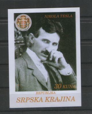 Croatia - Karijina - - Block - Nikola Tesla photo