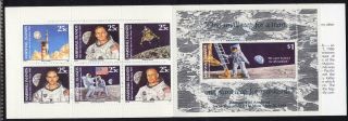 Marshall Islands 238a Booklet - Space,  Flag photo