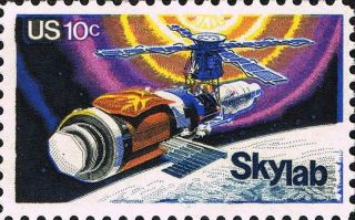 1974 Us 1529 Nasa Skylab Space Station Exploration Science Astronaut photo