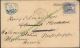 1869 114 3¢ Ultramarine Postal Cover Unusual Usage Unknown Cancel Boston Mass Transportation photo 4