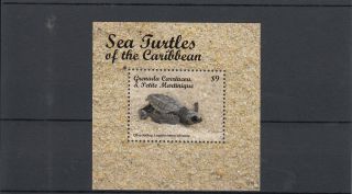 Grenadines Grenada 2013 Sea Turtles Of Caribbean 1v S/s Olive Ridle Reptiles photo