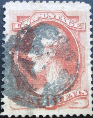 U.  S.  Stamp:scott 159,  6c,  Dull Pink,  The Continental Banknote Co. ,  Issue Of 1873 photo