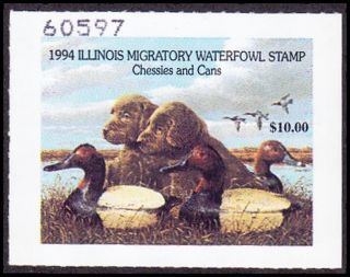 1994 Illinois State Duck Stamp Never Hinged Vf photo