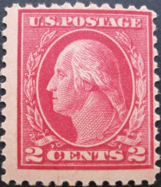 U.  S.  Stamp:scott 500,  2c,  Carmine,  The Wash - Frank Head Issue,  1917 - 1919,  Ognh,  Cert photo