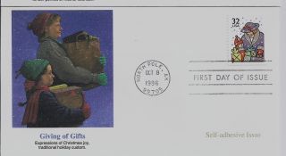 Giving Of Gifts,  Self Adhesive Scott No.  3116 Fleetwood Fdc photo