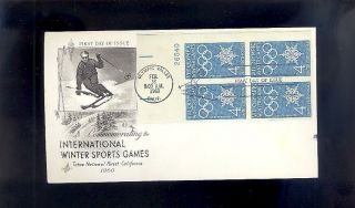 Winter Olympics 1146 Feb 18,  1960 Olympic Valley,  Ca photo