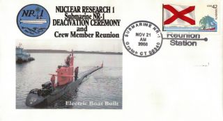 Nuclear Submarine Nr - 1 Deactivation Ceremony 2008 Cachet By Edwards photo