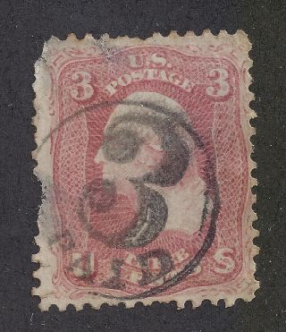 Sc 65 - - Paid 3 In Circle Fancy Cancel - - 191 photo