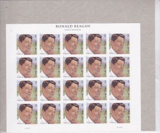 Us Scott 4494 2011 Ronald Reagan 20 S/a Forever Stamp Sheet - Vf Nip Po Fresh photo