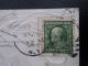 Franklin One Cent Stamp On George Washington Postcard 